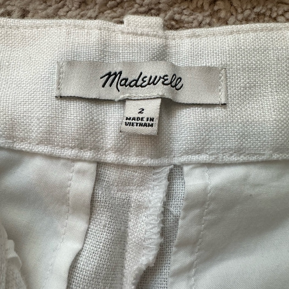 Madewell Harlow wide leg linen pants, size 2 EUC - Picture 4 of 7